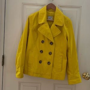 Old Navy jacket, fully lined.  Never worn, great condition.  Yellow - Medium.